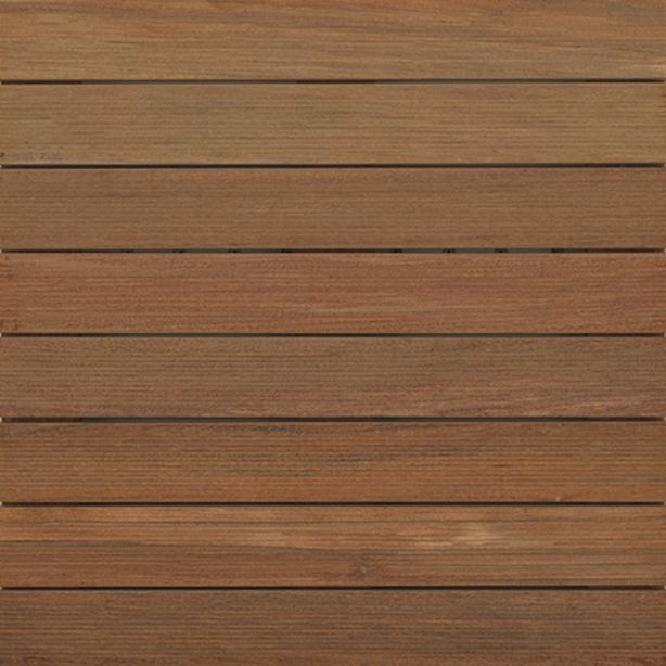 Bison WTIPE24RIBBED Ipe Wood Tile Ribbed 2'x2'