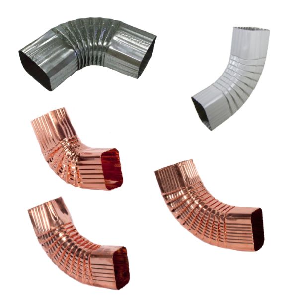 Berger Square Corrugated Elbow B-Bend 75 Degrees