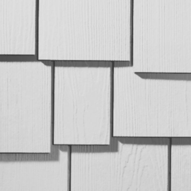 James Hardie Shingle Fiber Cement Staggered Siding 15.25"x48" Primed 1pc