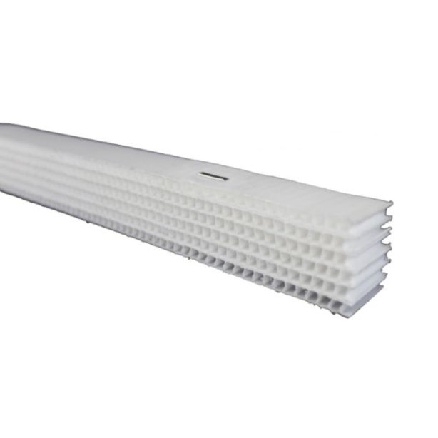 Cor-A-Vent PS-400SSWHT Stainless Staple Soffit Strip Vent 3/4"x1"x4' 48ct White Coravent