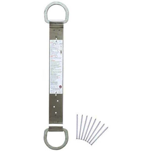 Super Anchor 2815 Retro-Fit Anchor with Dacromet D-rings Butyl Flashing and Fasteners 1ct