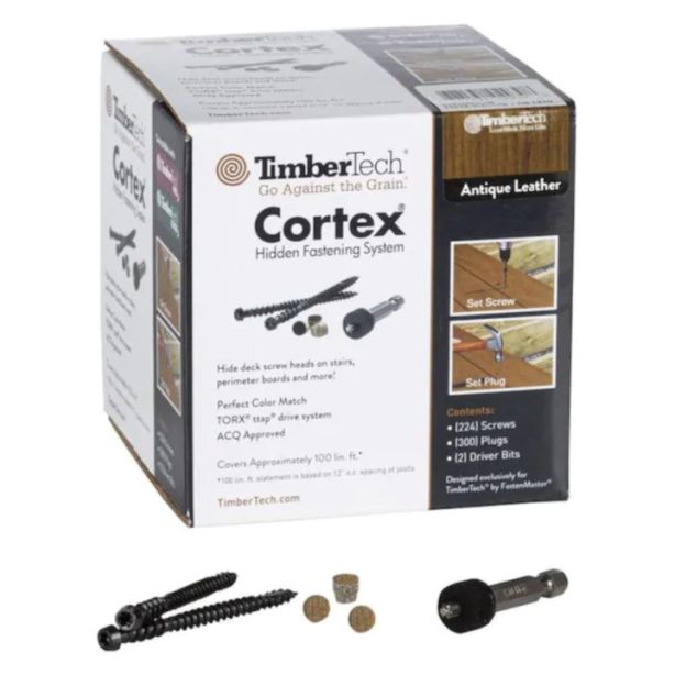 TimberTech CTX100RCAL Cortex Screws For PRO and EDGE Antique Leather 100 linear ft