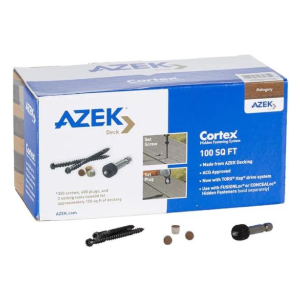 TimberTech CTX100SFMH Cortex Screws For AZEK Mahogany 100 sq ft