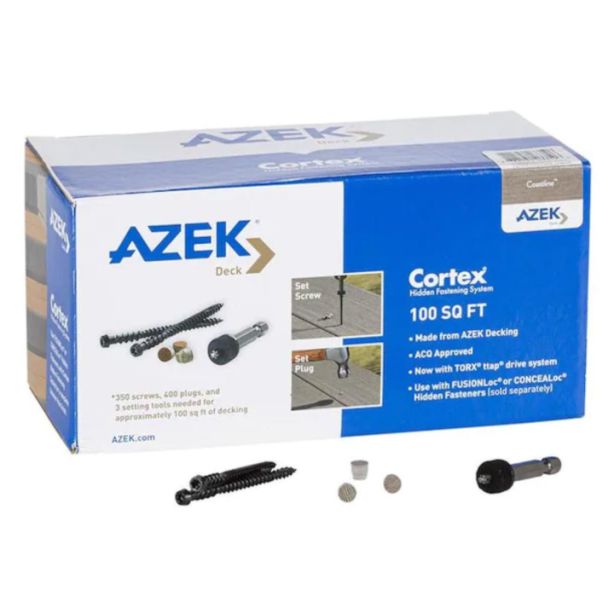 TimberTech CTX100SFCS Cortex Screws For AZEK Coastline 100 sq ft