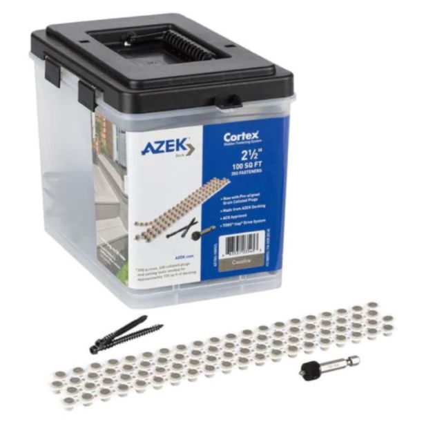 TimberTech CTC100SFCS Cortex Screws Collated Strips For AZEK Coastline 100 sq ft