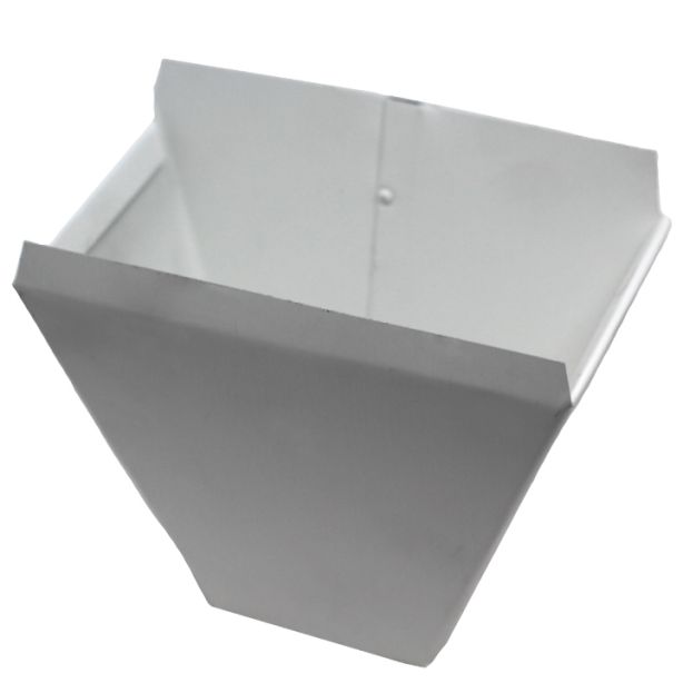 RAINDROP WMHBK Wide Mouth Outlet for K Gutters White