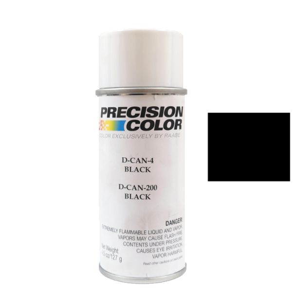 Precision Color D-CAN-200 Touch Up Spray 4.5oz Black