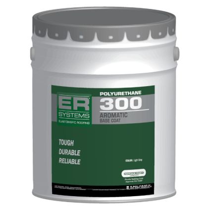 ER Systems Polyurethane 300 Aromatic Base Coat 5 Gallon 9 Buckets Gray