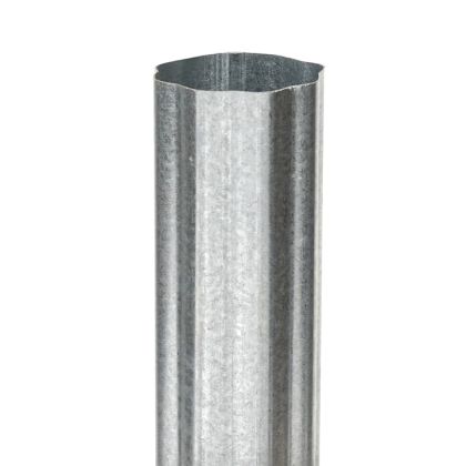 Berger Round Corrugated Galvanized Downspout 3" 26ga
