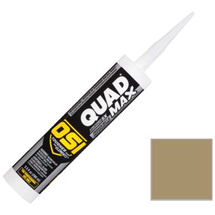OSI Quad Max Window Door Siding Sealant Caulk 10oz Monterey Taupe 335