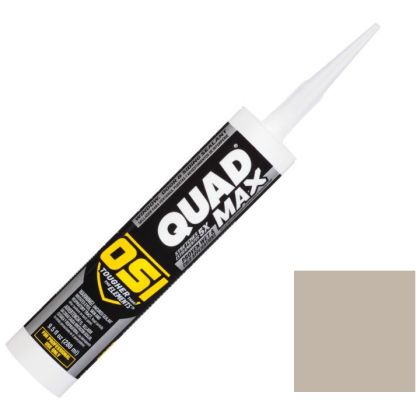 OSI Quad Max Window Door Siding Sealant Caulk 10oz Pearl Gray 541