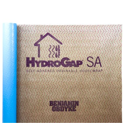 Benjamin Obdyke HydroGap SA Self Adhered Drainable HouseWrap 4.75'x80'