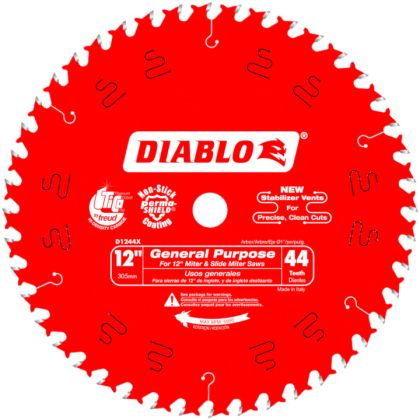 Diablo General Purpose Wood Saw Blade 12" 44 Tooth