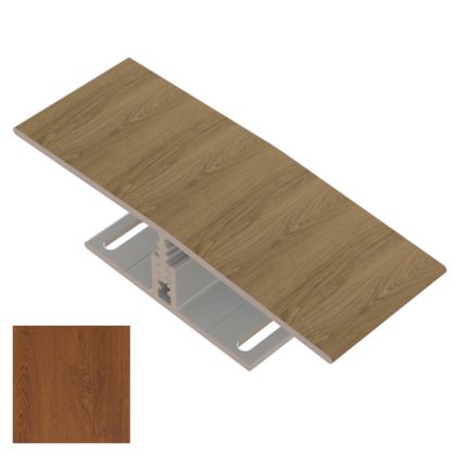ChamClad C1709-04 C71 H Trim Siding 12' 2pc Cinnamon Walnut