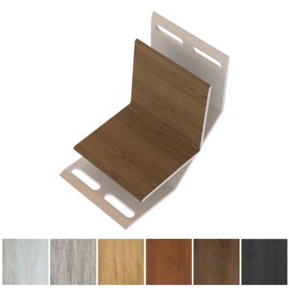 ChamClad PVC 1799 Inside Corner Trim Siding 12' 1pc