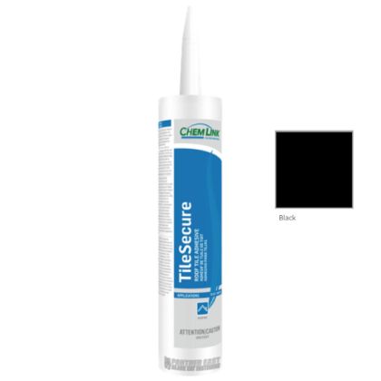 ChemLink F1120 TileSecure Roof Tile Adhesive 10.1oz Cartridge 24ct Black