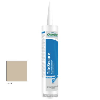 ChemLink F1120 TileSecure Roof Tile Adhesive 10.1oz Cartridge 24ct Stone