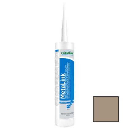 ChemLink F1213 MetaLink Silicone Roof Sealant 10.1oz Cartridge 12ct Sierra Tan
