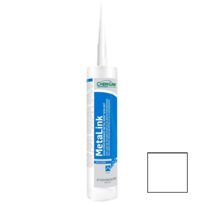 ChemLink F1213 MetaLink Silicone Roof Sealant 10.1oz Cartridge 12ct White