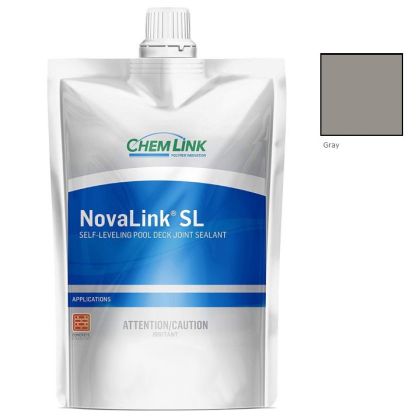 ChemLink F1239 NovaLink Pool Deck Sealant 68oz Pouch 4ct Gray