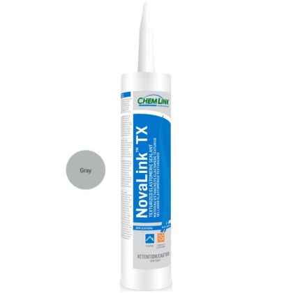 ChemLink F1241 NovaLink TX Textured Sealant 10.1oz Cartridge 24ct Gray