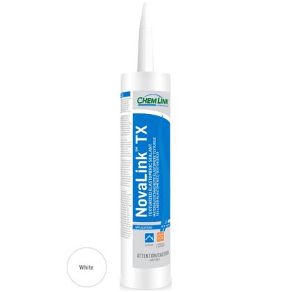 ChemLink F1241 NovaLink TX Textured Sealant 10.1oz Cartridge 24ct White