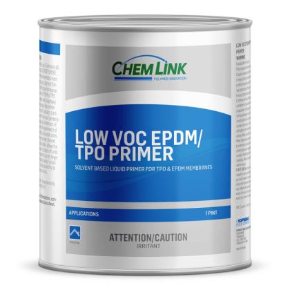 ChemLink F1280LVOC Low VOC EPDM TPO Primer Clear Case of 4 Pints