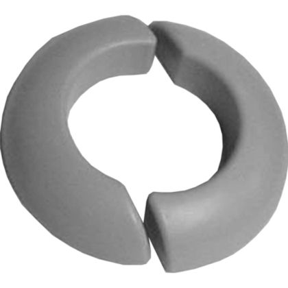 ChemLink F1301P ChemCurb Half Rounds 7.5" Gray 8ct