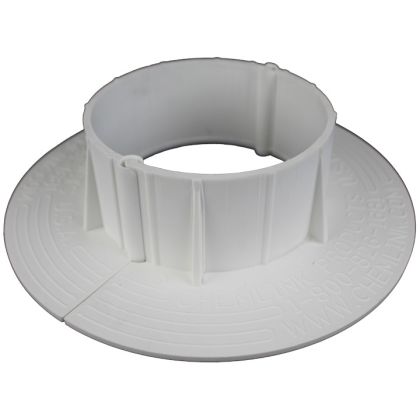 ChemLink F1357 E-Curb Round Two Piece Circle 4" Diameter White