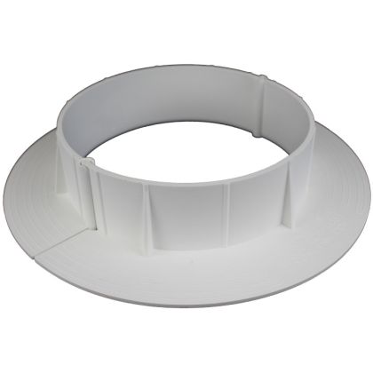 ChemLink F1352 E-Curb Round Two Piece Circle 6" Diameter White