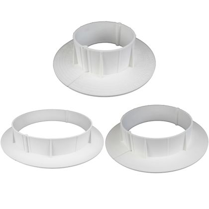 ChemLink F135 E-Curb Round Two Piece Circle White