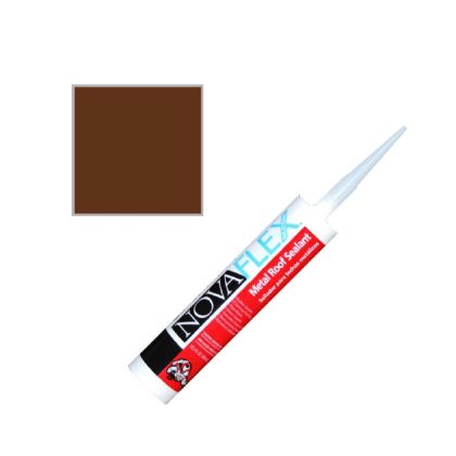 Nova Flex  Metal Roof Sealant Caulk 10oz Medium Bronze MR0134