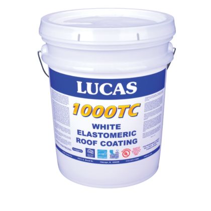 Lucas 1000TC Elastomeric Top Coating 5 Gallon White 