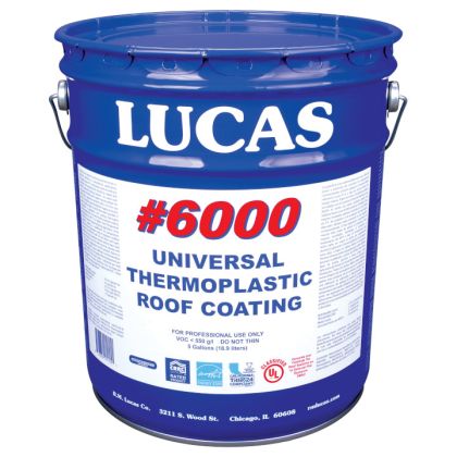 Lucas 6000 Universal Thermoplastic Coating 5 Gallon White