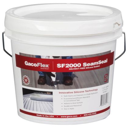 Gaco SF2000 SeamSeal Solvent-Free Silicone Sealant 1 Gallon White