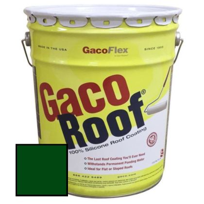 Gaco GacoRoof Silicone Roof Coating 5 Gallon Green