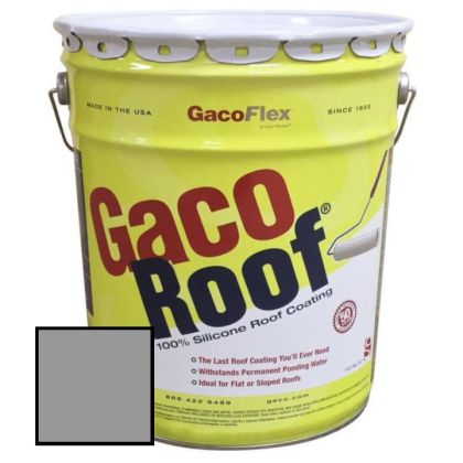 Gaco GacoRoof Silicone Roof Coating 5 Gallon Gray