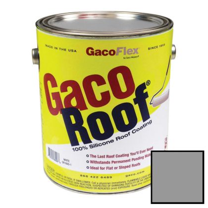 Gaco GacoRoof Silicone Roof Coating 1 Gallon Gray
