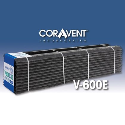 Cor-A-Vent V-600-11E Enhanced Ridge Vent 1"x11"x4' 12ct Coravent