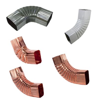 Berger Square Corrugated Elbow B-Bend 75 Degrees