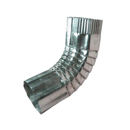 Lakefront 5 Inch Round 75 Degree No.3 Galvanized Steel Elbow Corrugated
