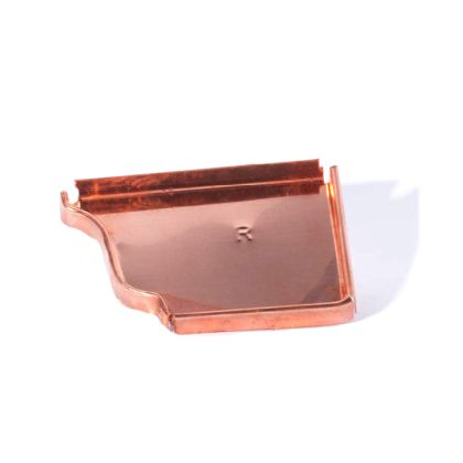 Berger K Style Copper End Cap Right 5"