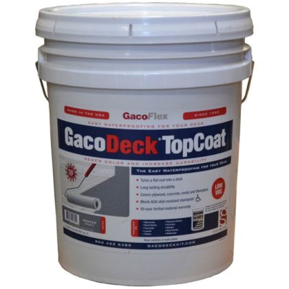 Gaco Deck Top Coat Pewter 5 Gallon
