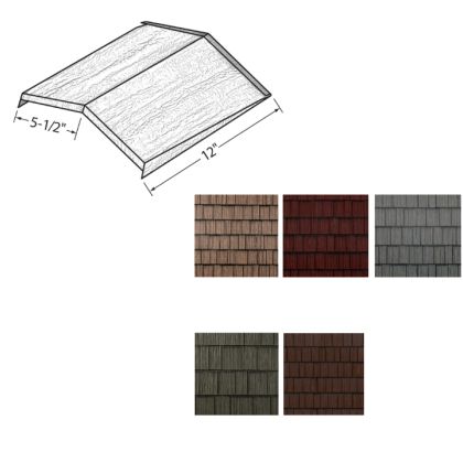 EDCO 1764 Arrowline Steel Ridge/Hip Cap generations HD 12" 20/carton