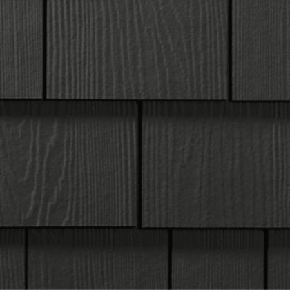 James Hardie Shingle Fiber Cement Straight Siding 15.25"x48" Iron Gray 1pc