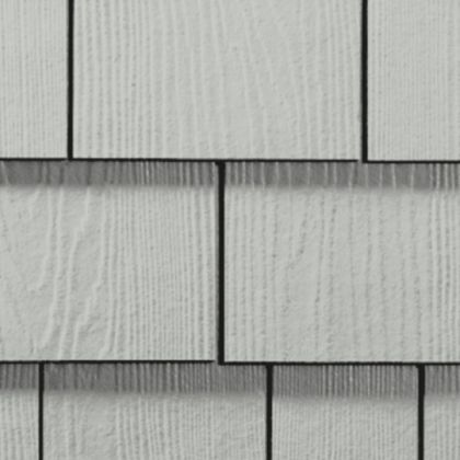James Hardie Shingle Fiber Cement Straight Siding 15.25"x48" Light Mist 1pc
