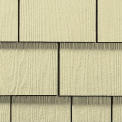 James Hardie Shingle Fiber Cement Straight Siding 15.25"x48" Navajo Beige 1pc
