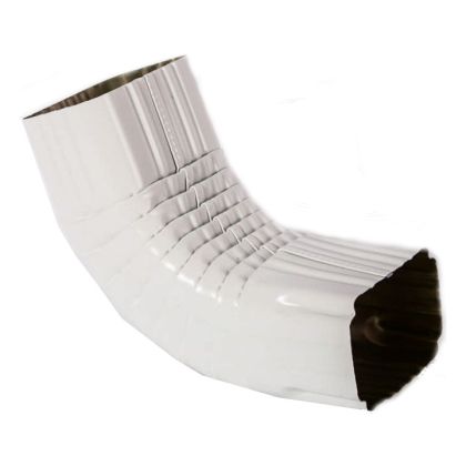 Alsco Aluminum A-Bend Elbow 75 Degrees 3"x4" White