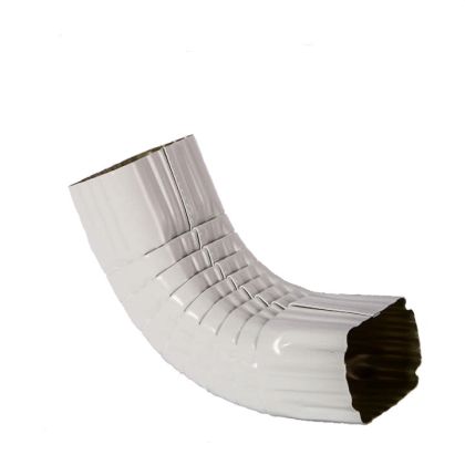 Alsco Aluminum A-Bend Elbow 75 Degrees 2"x3" White