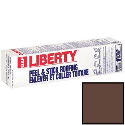 GAF Liberty SBS Self-Adhering Cap Sheet Hickory 100 sq ft